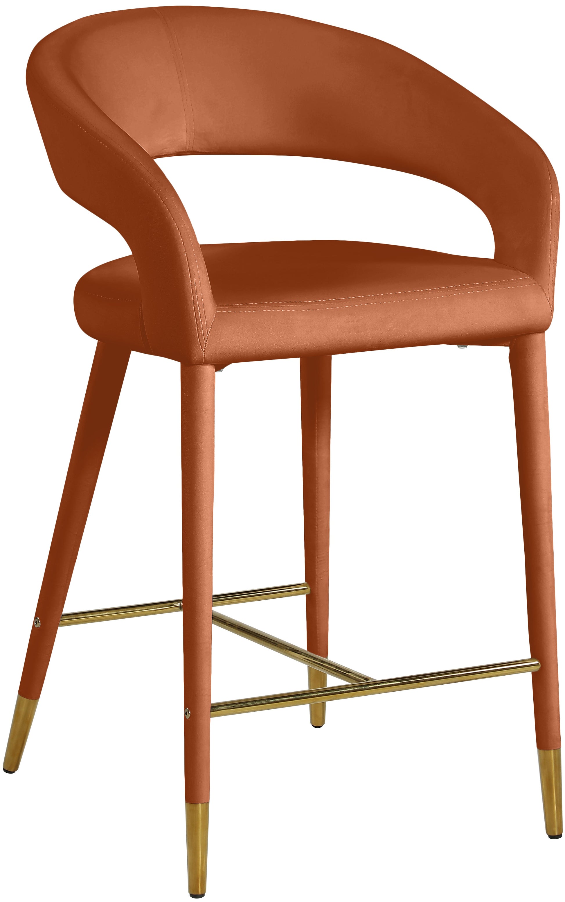 Destiny Velvet Stool - Furniture Depot (7679002050808)