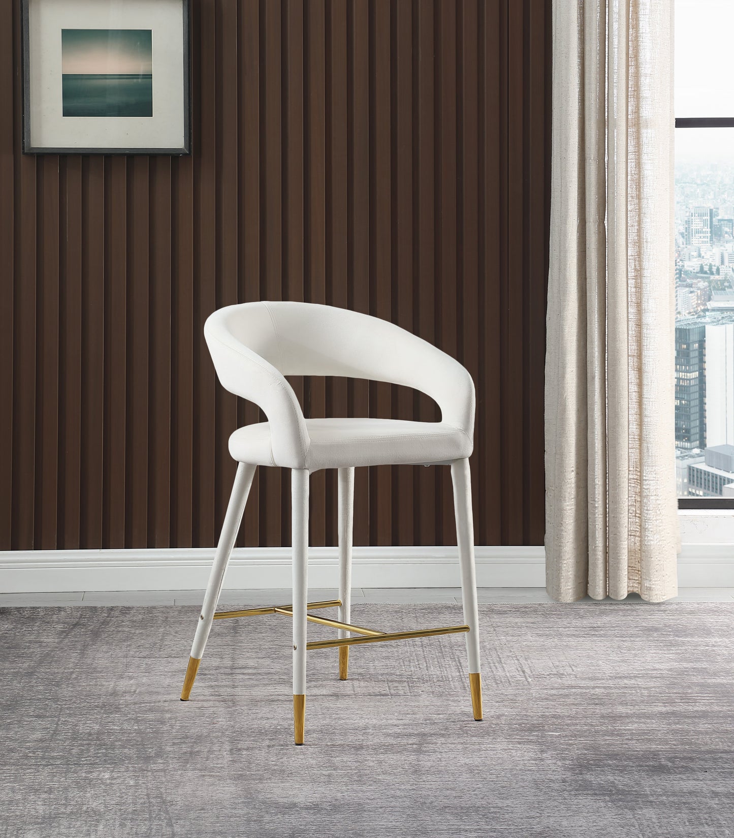 Destiny Velvet Stool - Furniture Depot (7679002050808)