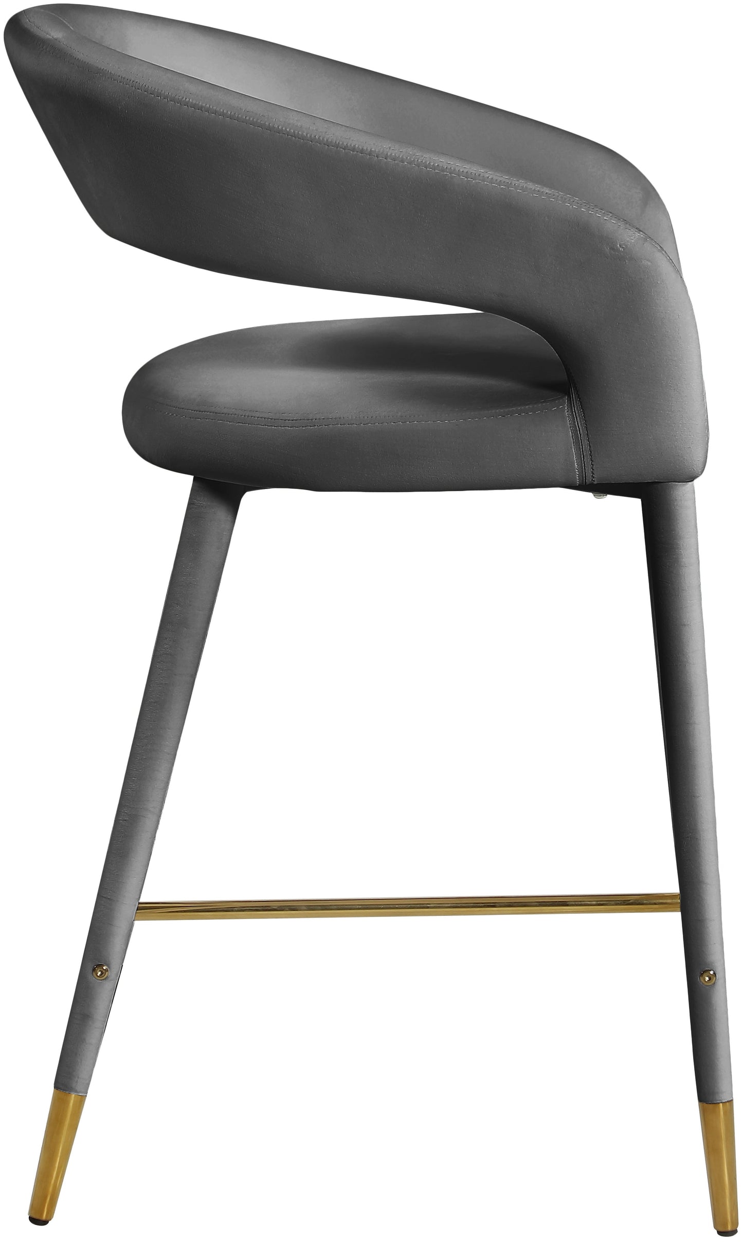 Destiny Velvet Stool - Furniture Depot (7679002050808)