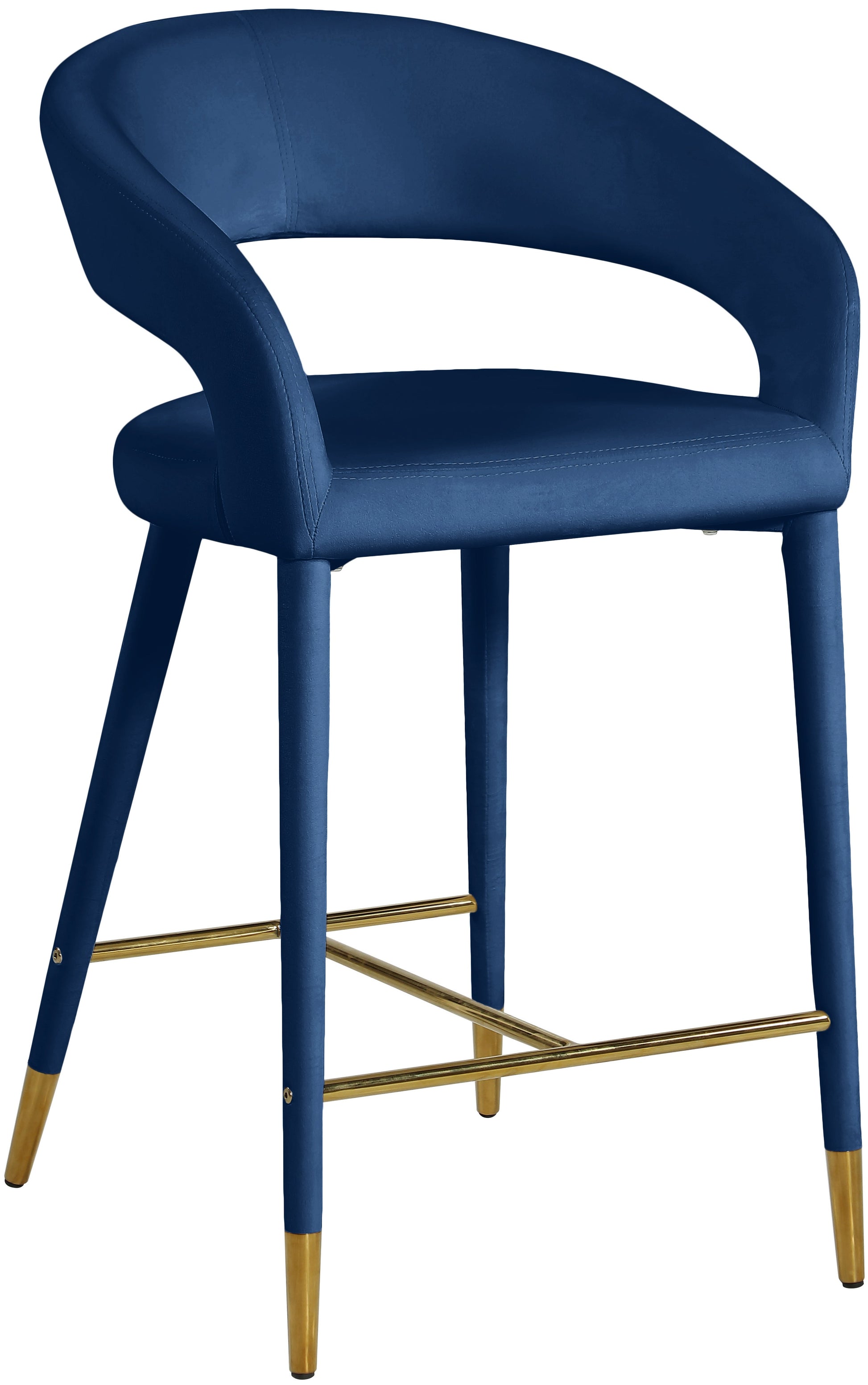 Destiny Velvet Stool - Furniture Depot (7679002050808)