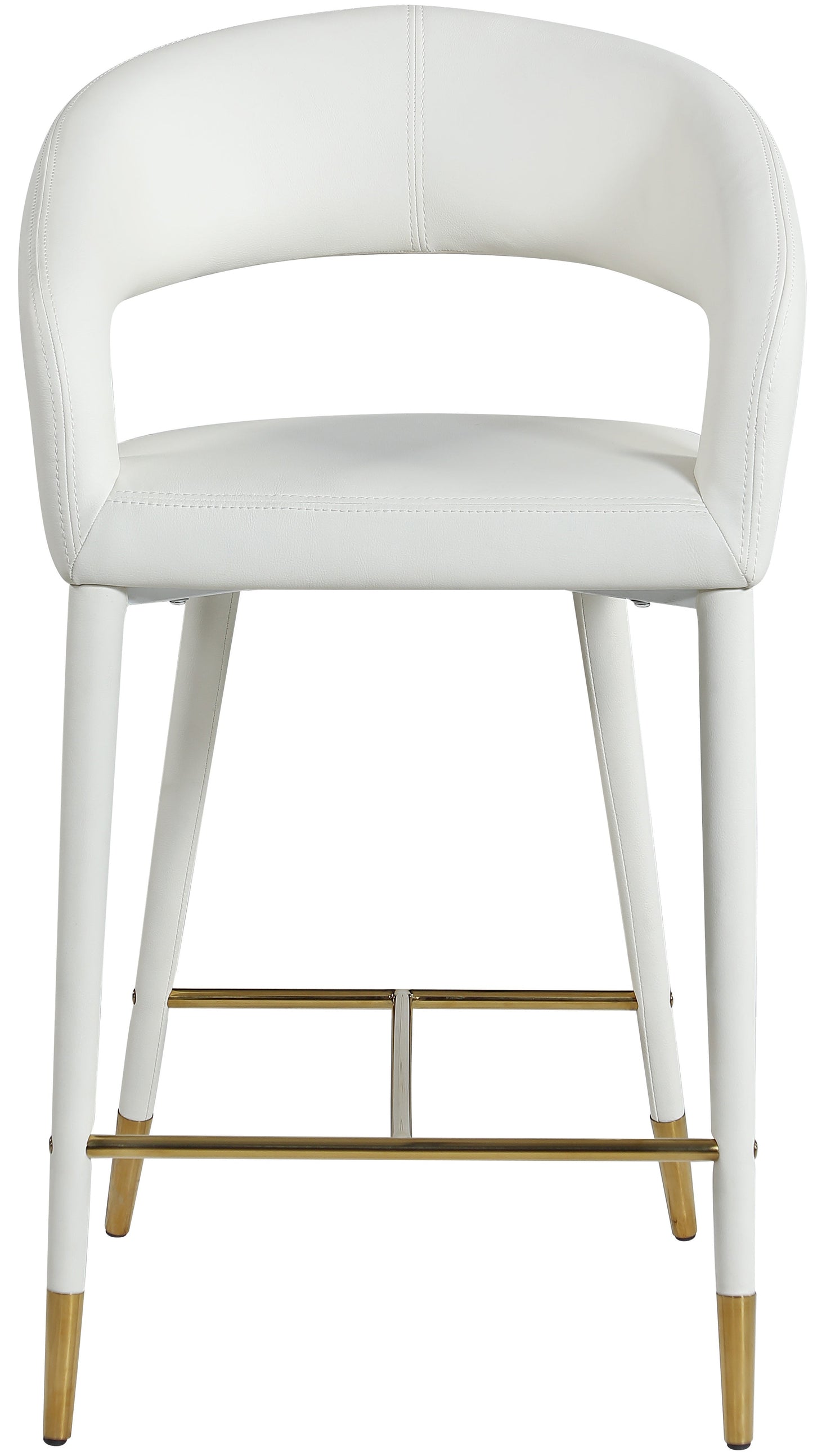 Destiny Faux Leather Stool - Furniture Depot (7679002083576)