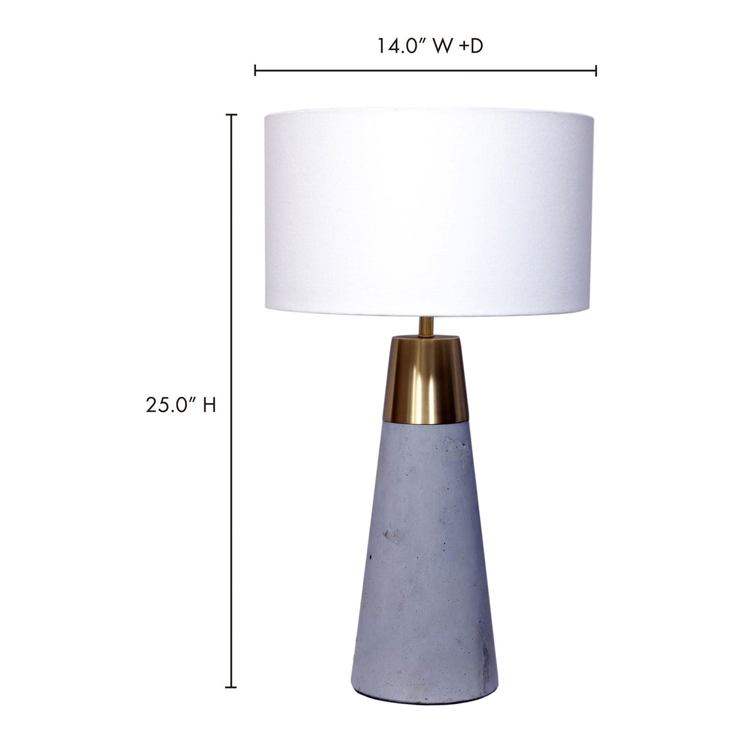 Renny Lamp Gray