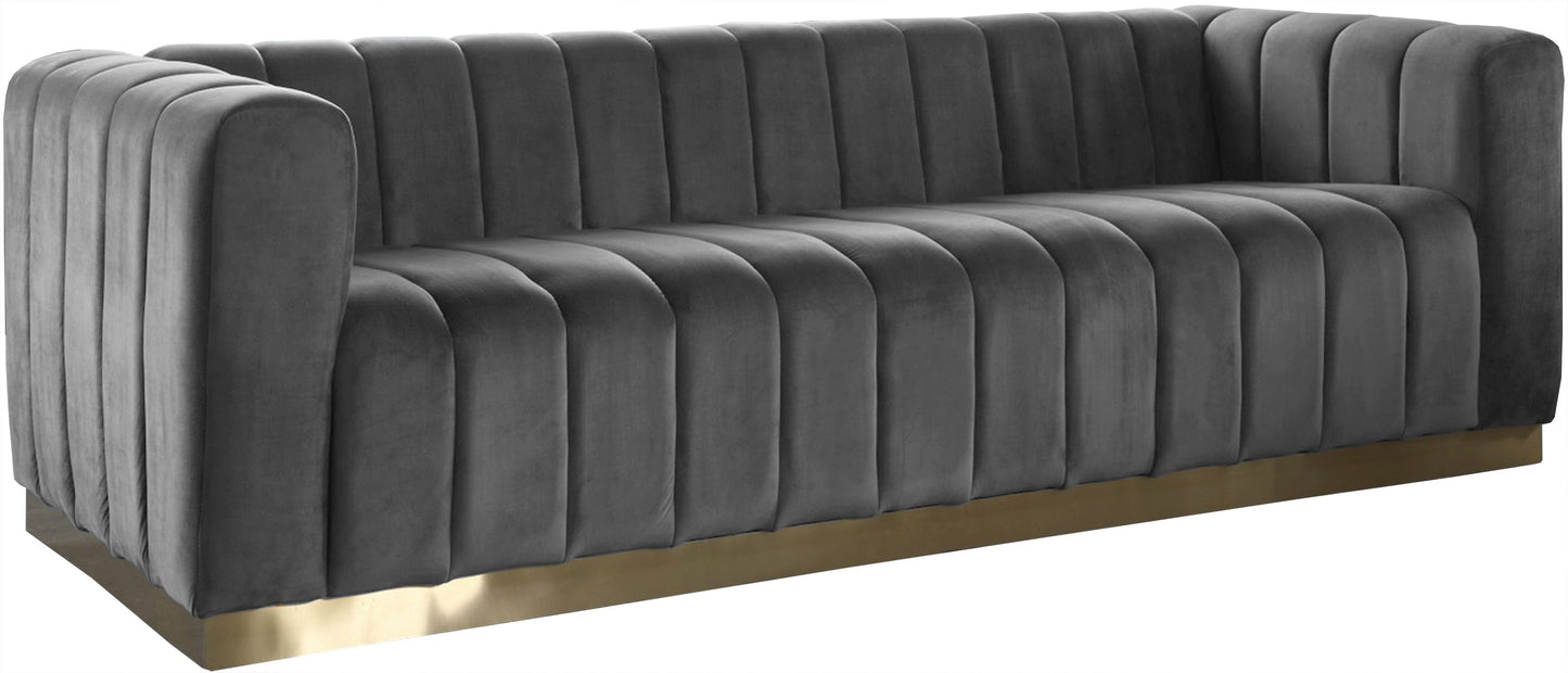 Marlon Velvet Sofa - Furniture Depot