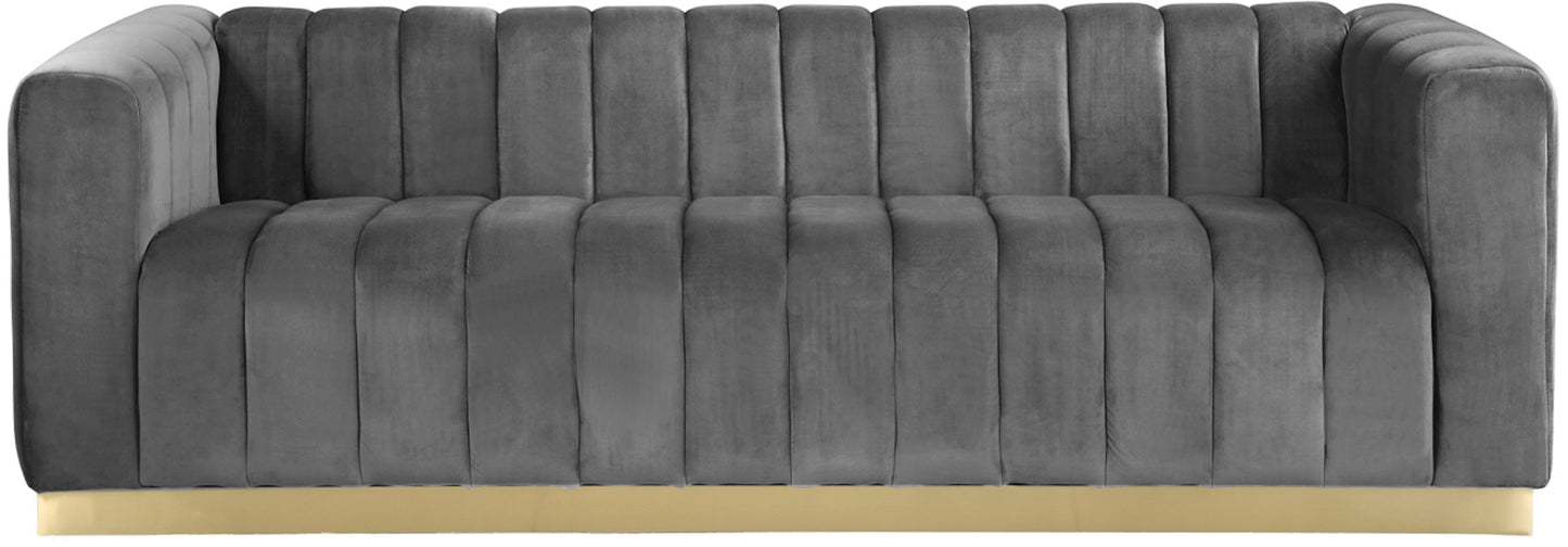 Marlon Velvet Sofa - Furniture Depot