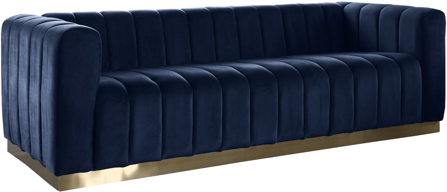 Marlon Velvet Sofa - Furniture Depot