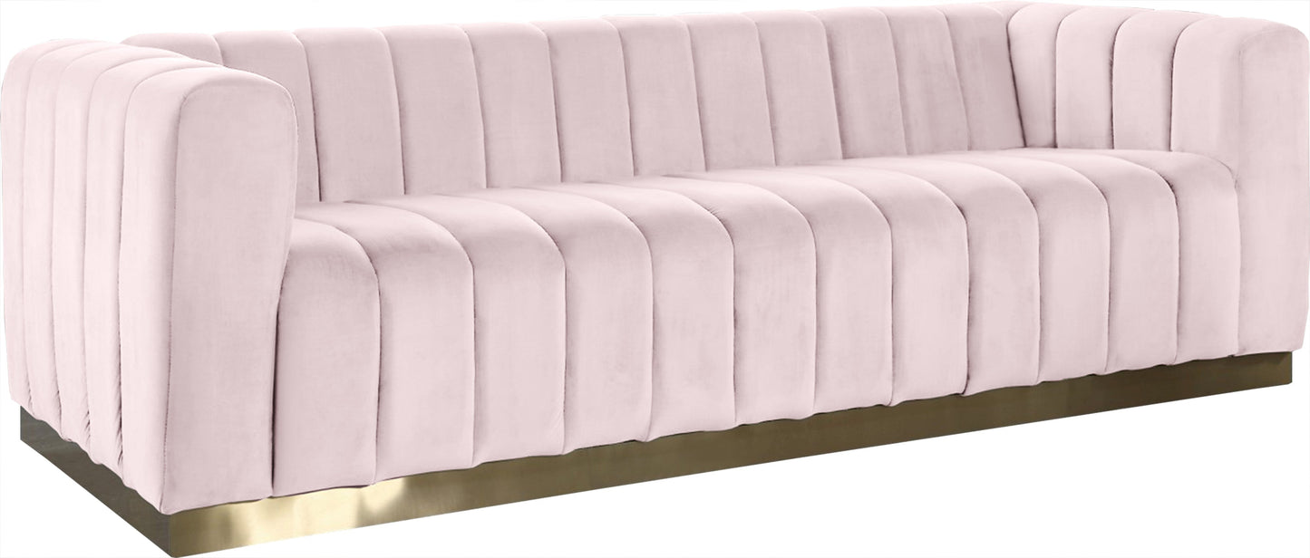Marlon Velvet Sofa - Furniture Depot