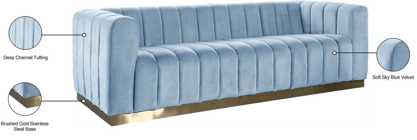 Marlon Velvet Sofa - Furniture Depot