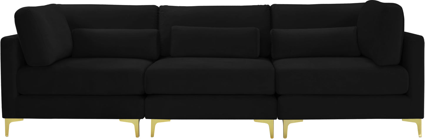 Julia Velvet Modular Sofa (3 Boxes) - Furniture Depot (7679005131000)