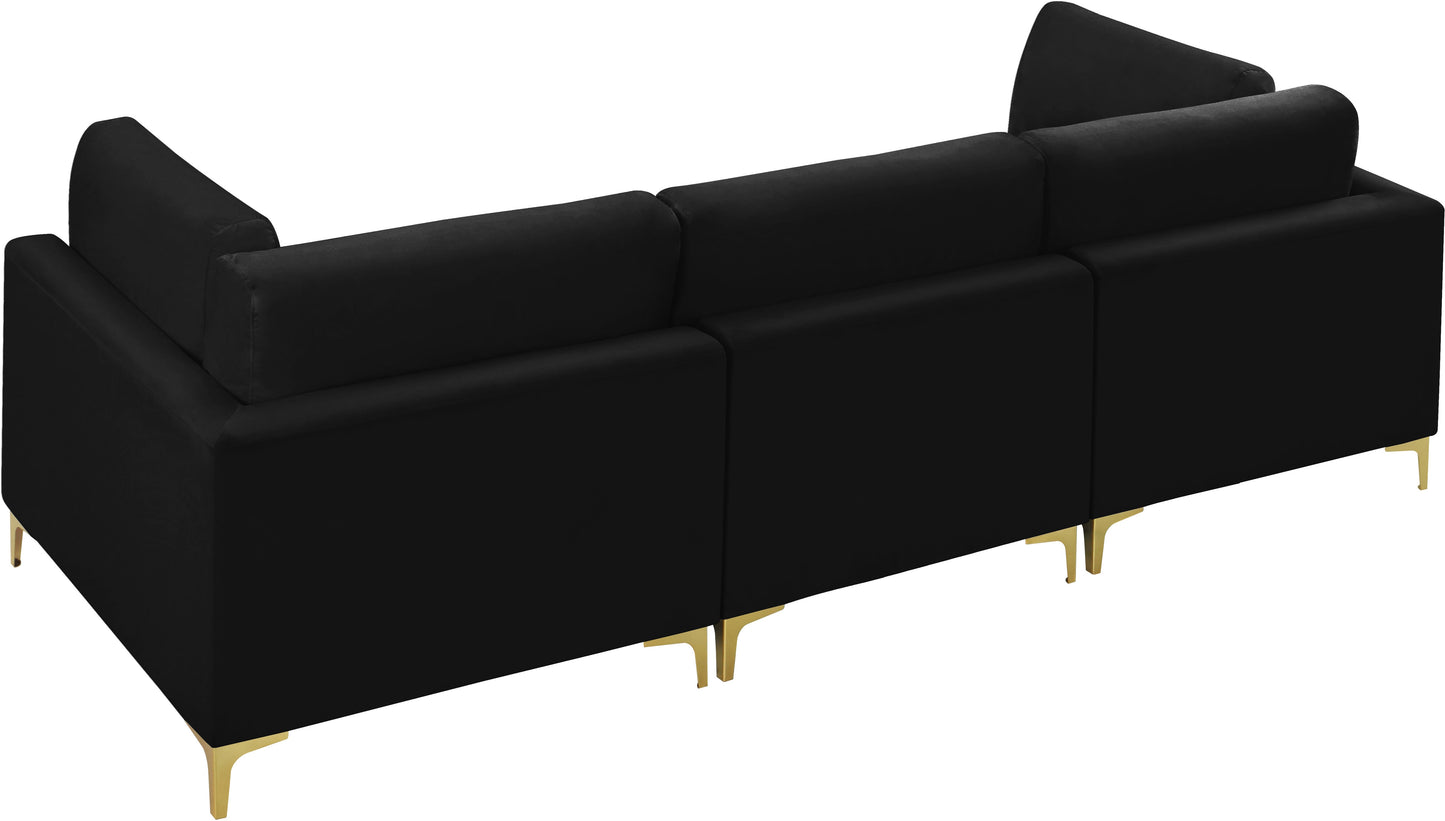 Julia Velvet Modular Sofa (3 Boxes) - Furniture Depot (7679005131000)