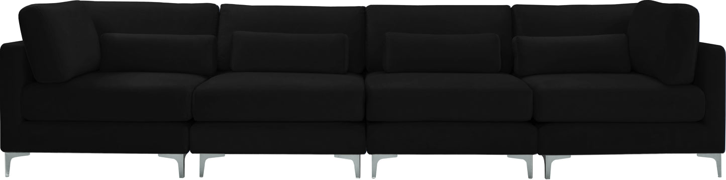 Julia Velvet Modular Sofa (4 Boxes) - Furniture Depot (7679005163768)