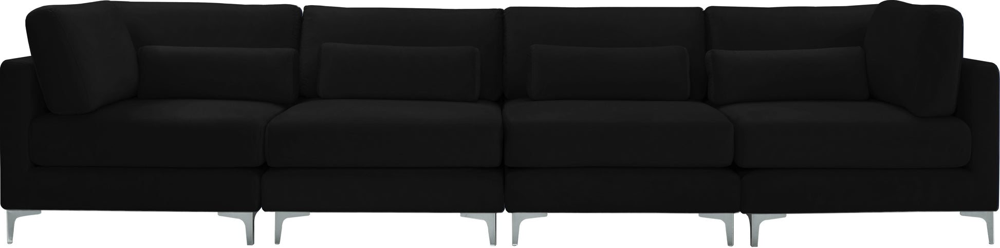Julia Velvet Modular Sofa (4 Boxes) - Furniture Depot (7679005163768)