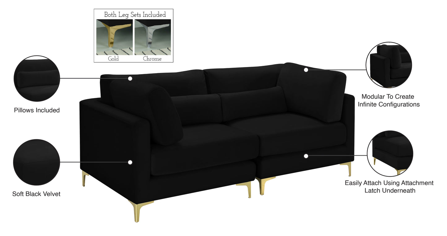 Julia Velvet Modular Sofa - Furniture Depot (7679005196536)