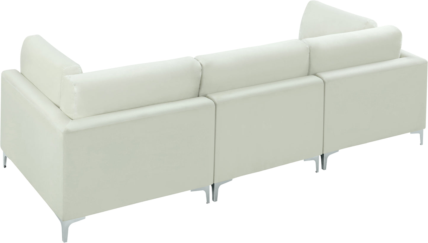 Julia Velvet Modular Sofa (3 Boxes) - Furniture Depot (7679005131000)