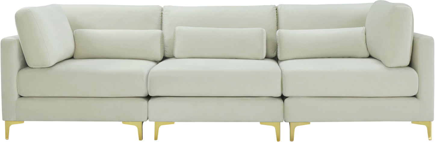 Julia Velvet Modular Sofa (3 Boxes) - Furniture Depot (7679005131000)
