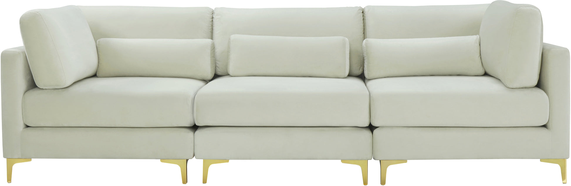 Julia Velvet Modular Sofa (3 Boxes) - Furniture Depot (7679005131000)