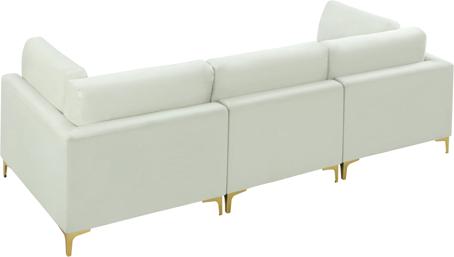 Julia Velvet Modular Sofa (3 Boxes) - Furniture Depot (7679005131000)