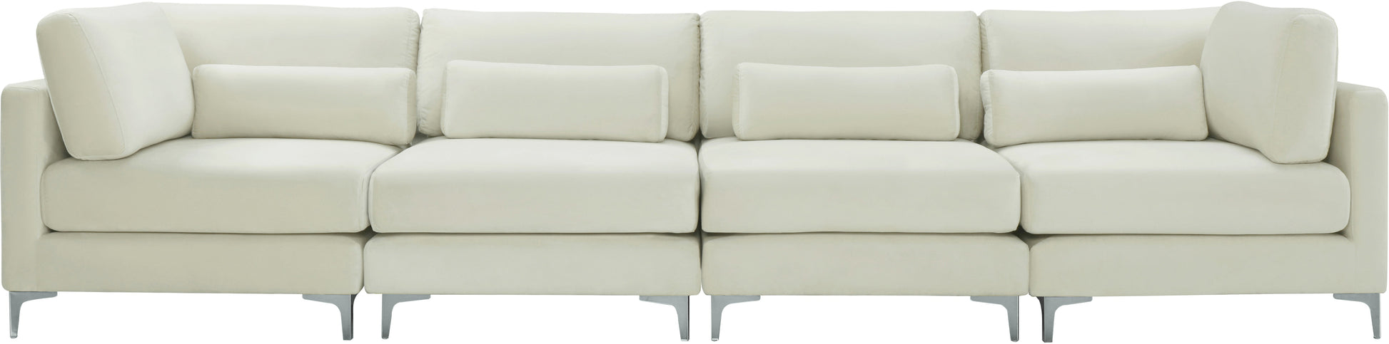 Julia Velvet Modular Sofa (4 Boxes) - Furniture Depot (7679005163768)