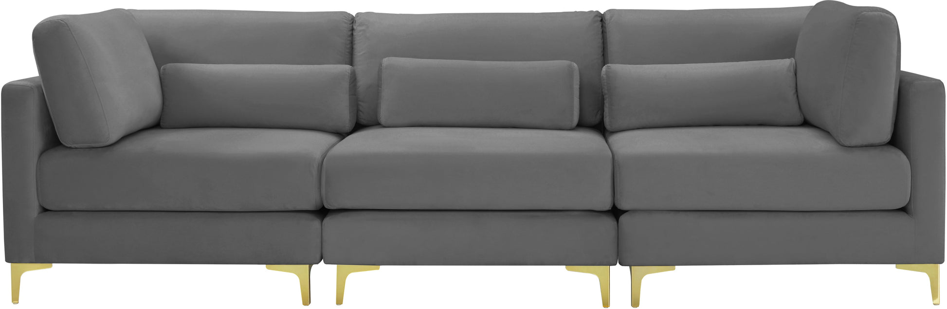 Julia Velvet Modular Sofa (3 Boxes) - Furniture Depot (7679005131000)