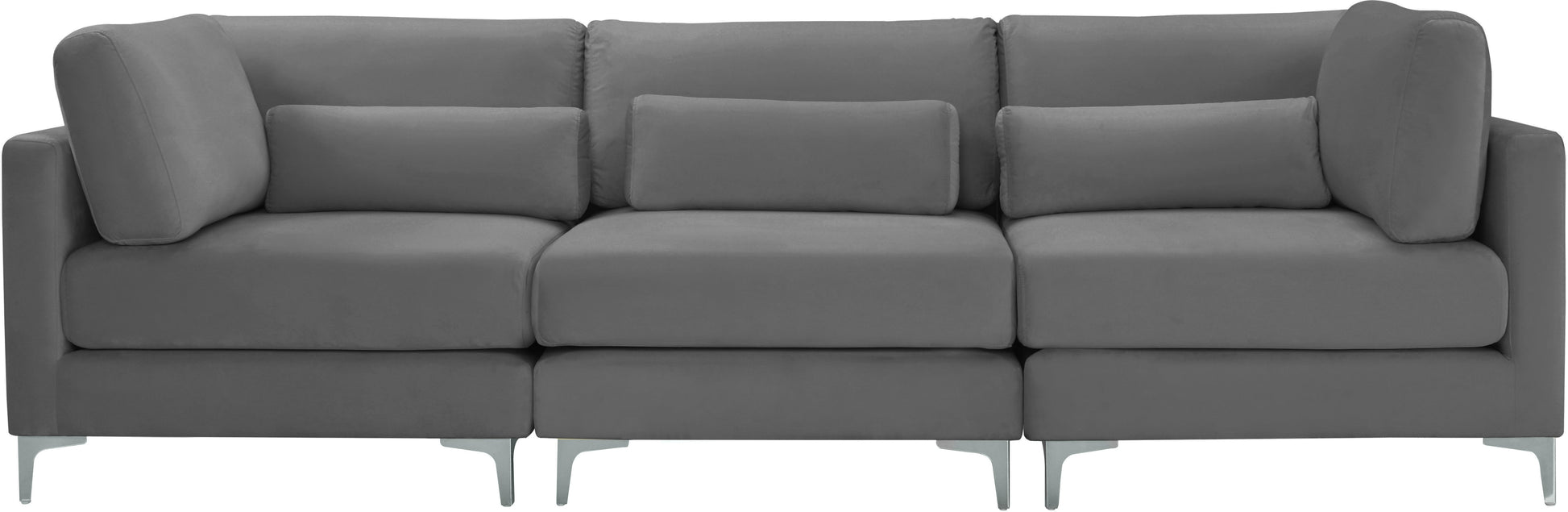 Julia Velvet Modular Sofa (3 Boxes) - Furniture Depot (7679005131000)