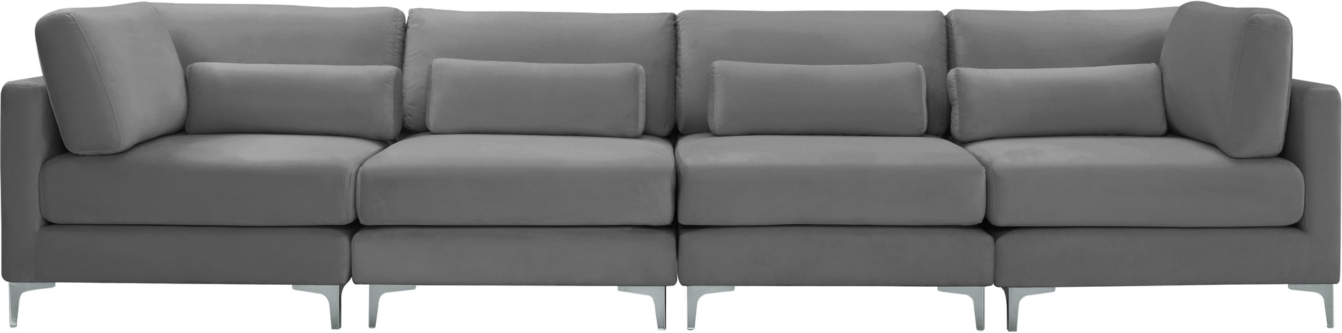 Julia Velvet Modular Sofa (4 Boxes) - Furniture Depot (7679005163768)