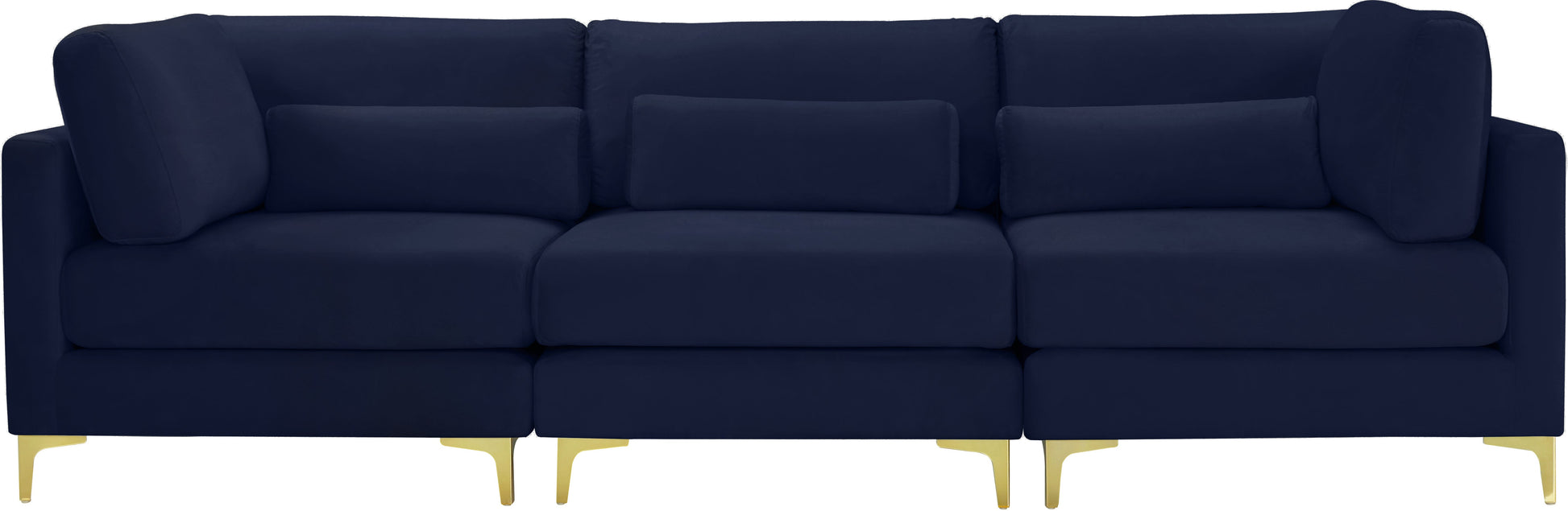 Julia Velvet Modular Sofa (3 Boxes) - Furniture Depot (7679005131000)