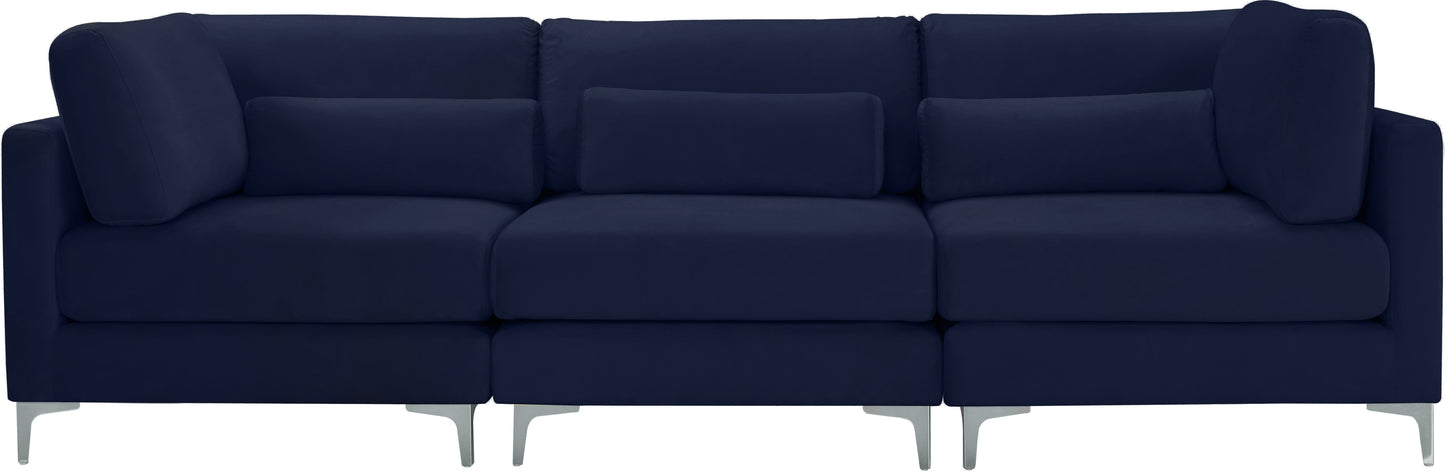 Julia Velvet Modular Sofa (3 Boxes) - Furniture Depot (7679005131000)