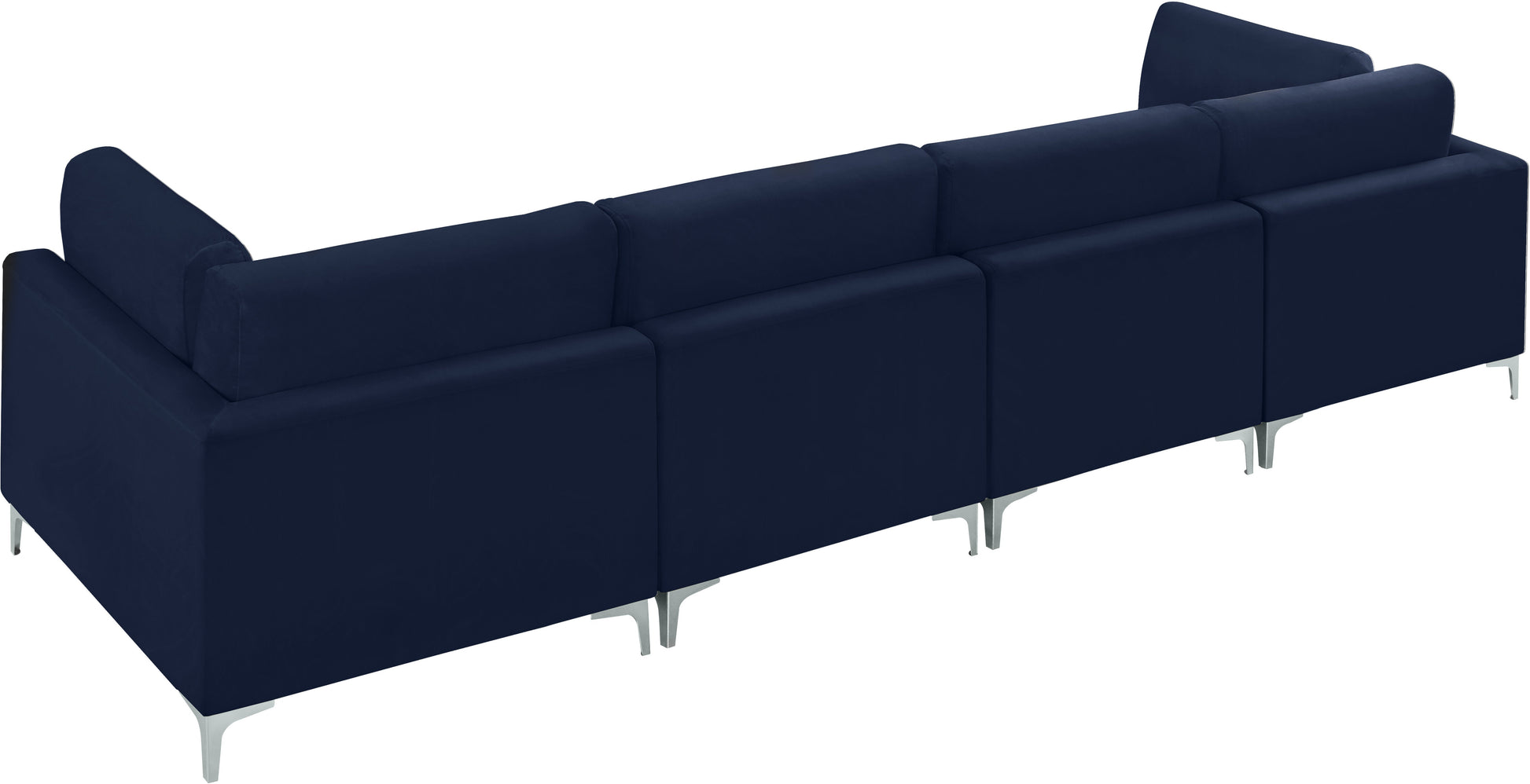 Julia Velvet Modular Sofa (4 Boxes) - Furniture Depot (7679005163768)