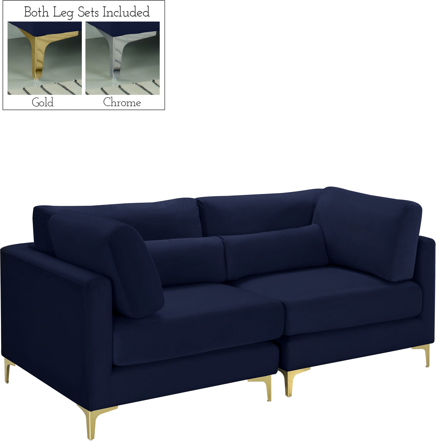 Julia Velvet Modular Sofa - Furniture Depot (7679005196536)