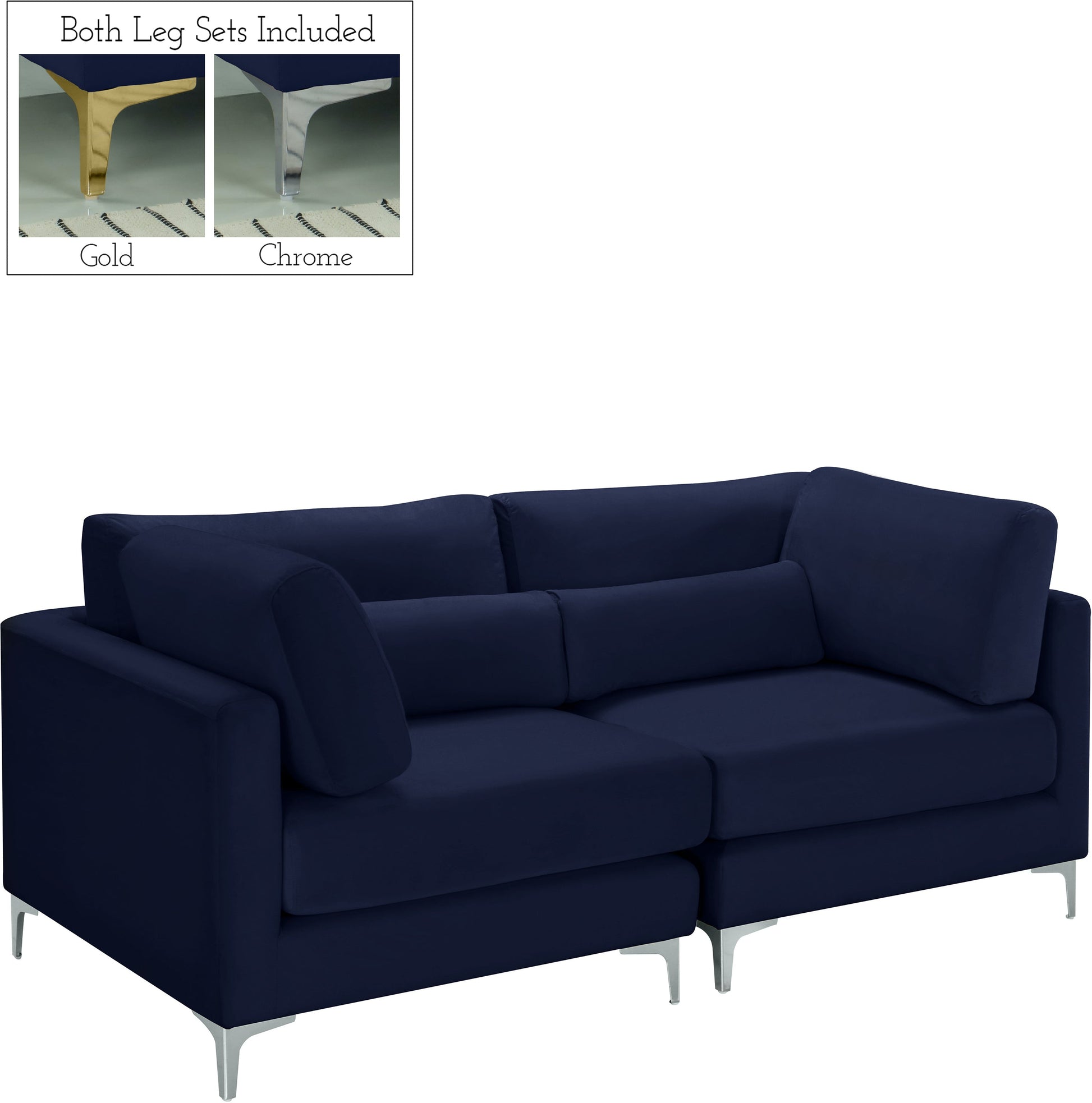 Julia Velvet Modular Sofa - Furniture Depot (7679005196536)
