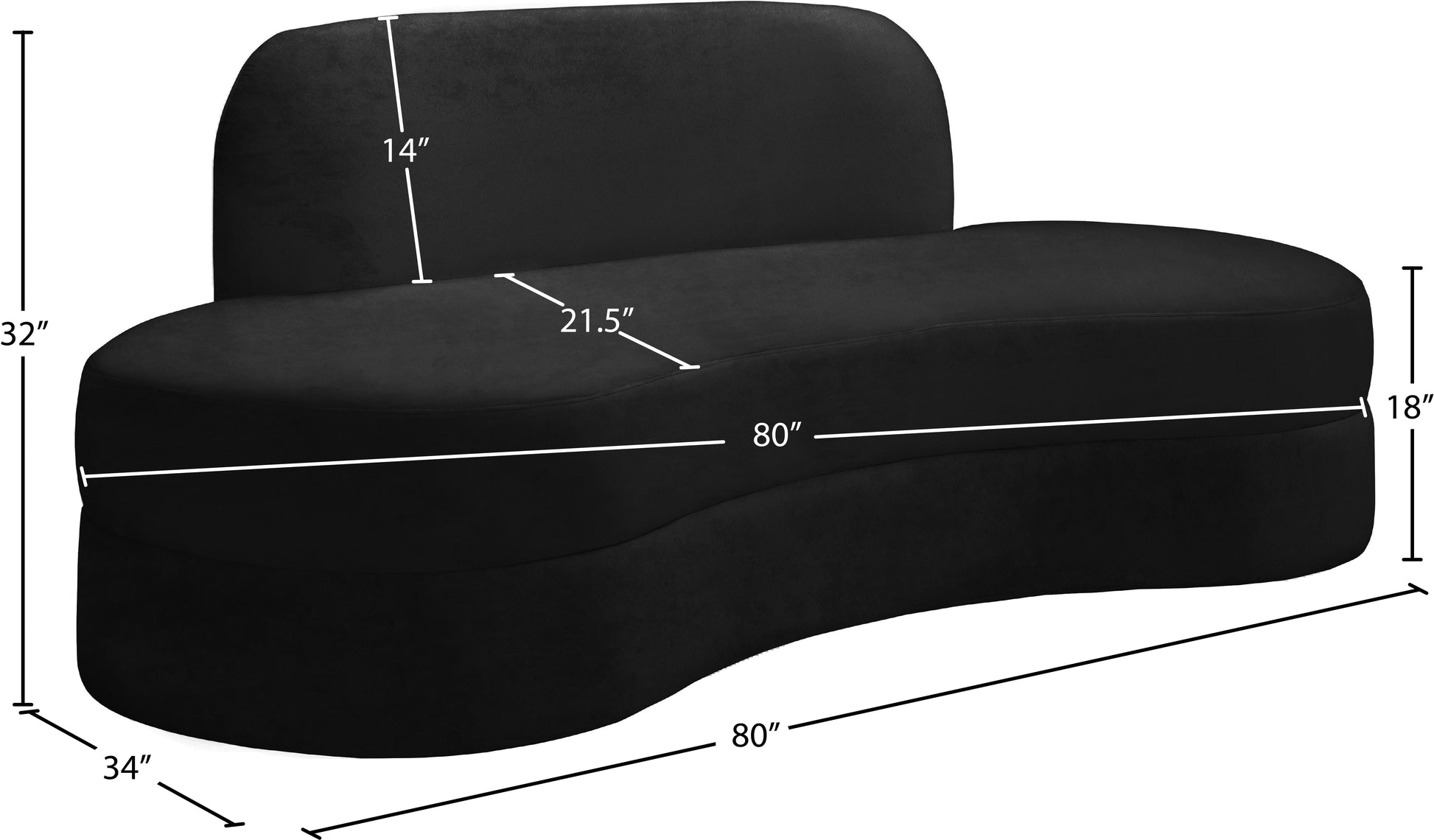Mitzy Velvet Sofa - Furniture Depot (7679005360376)