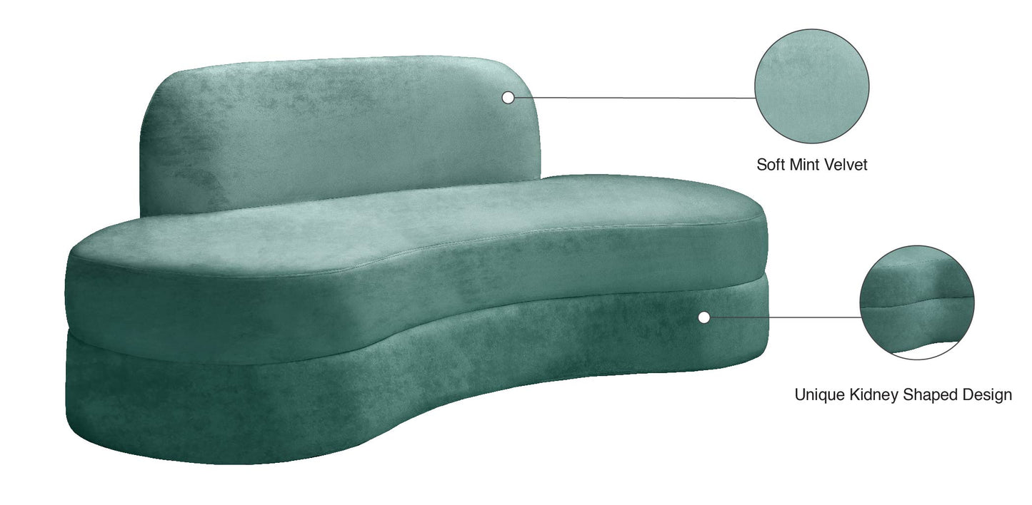 Mitzy Velvet Sofa - Furniture Depot (7679005360376)