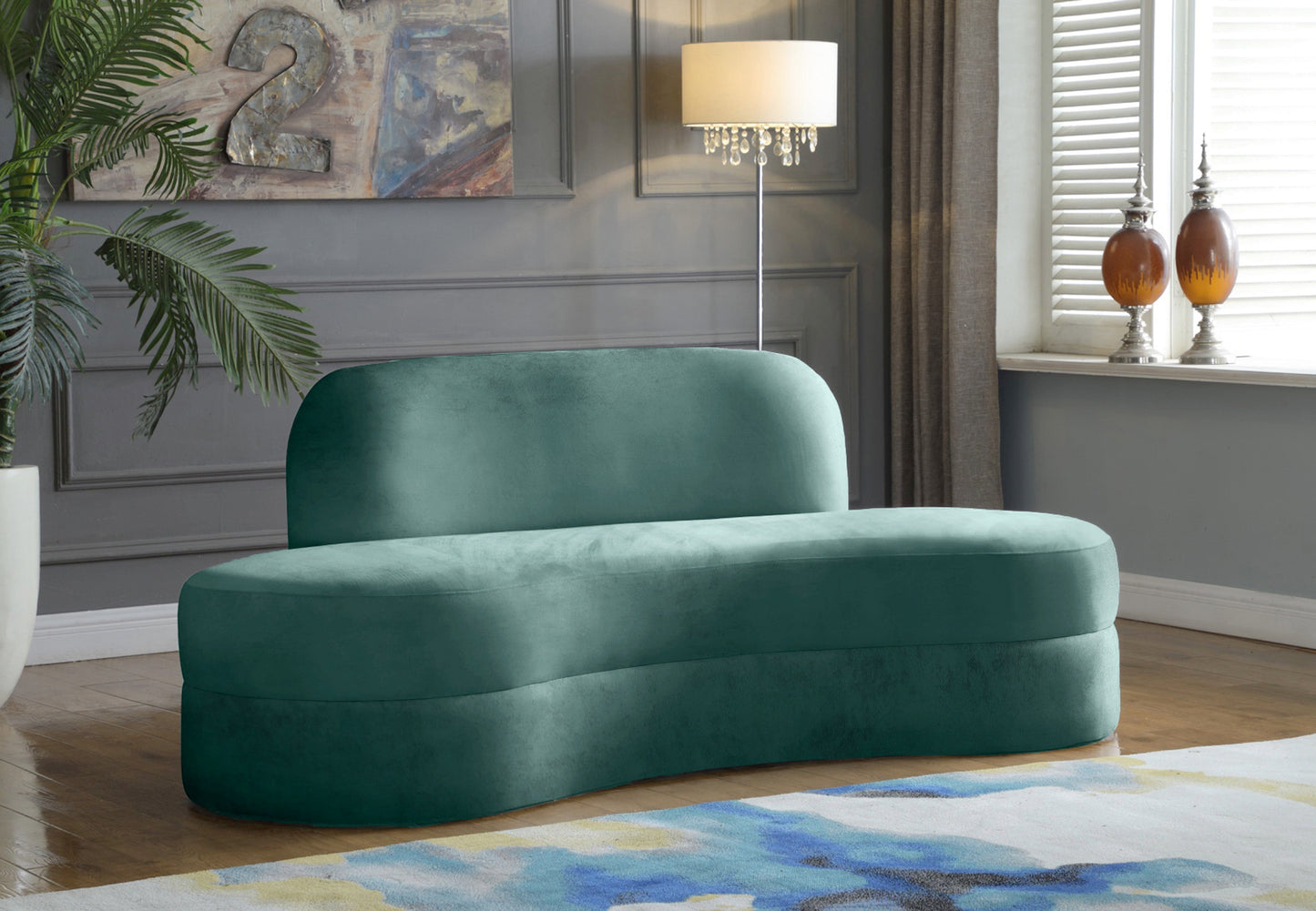 Mitzy Velvet Sofa - Furniture Depot (7679005360376)