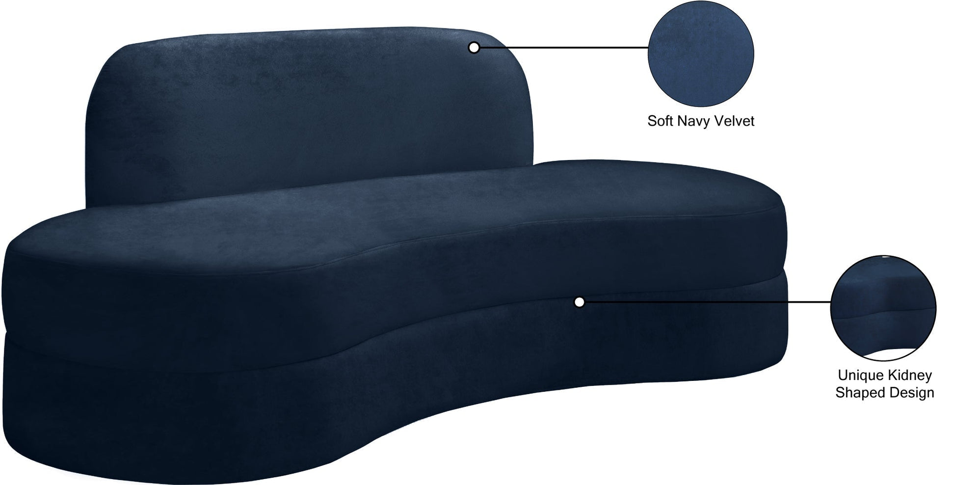 Mitzy Velvet Sofa - Furniture Depot (7679005360376)