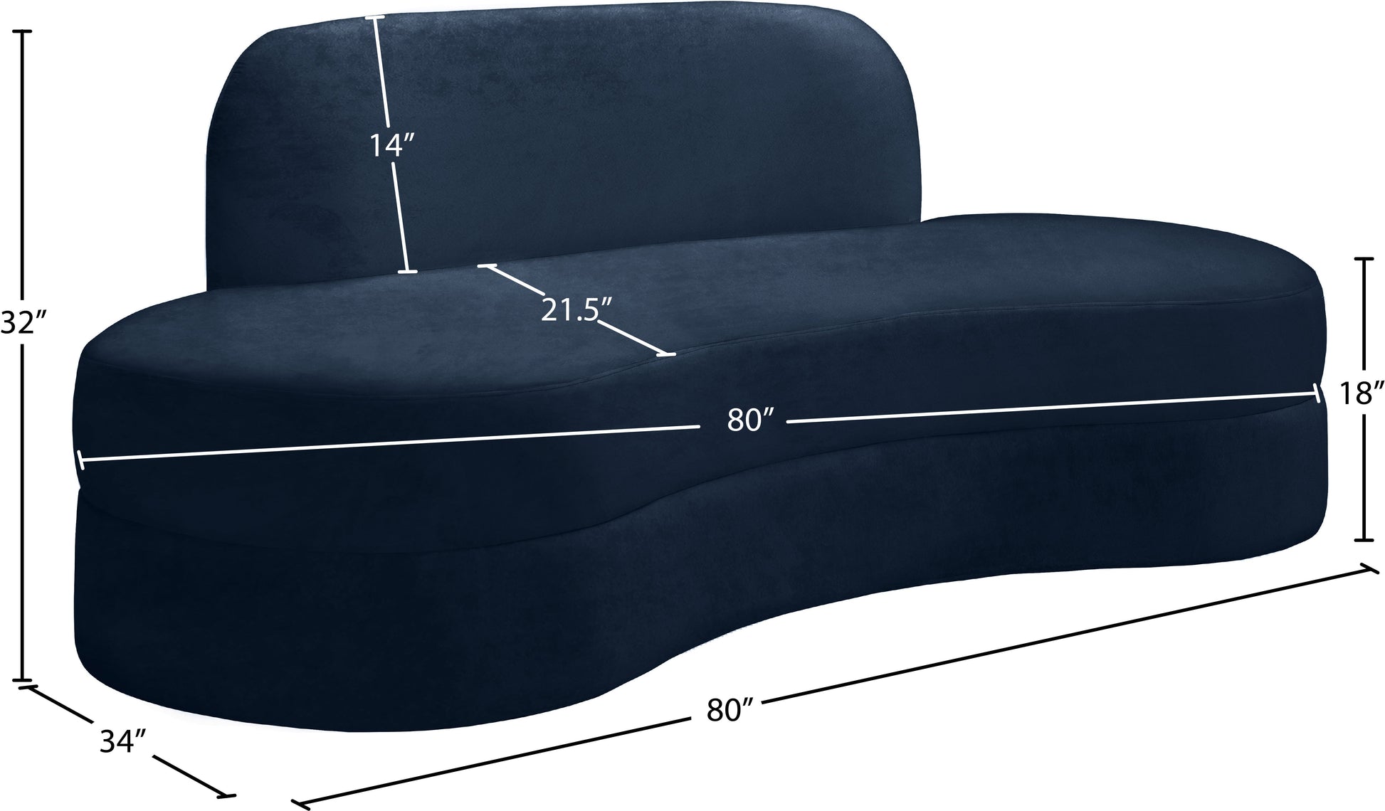 Mitzy Velvet Sofa - Furniture Depot (7679005360376)