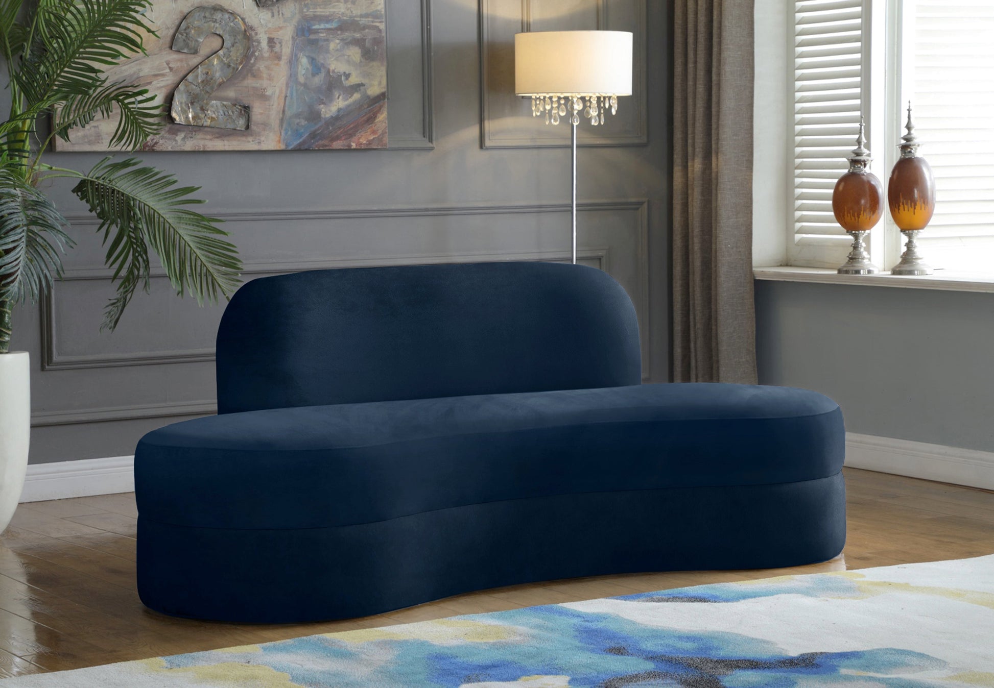 Mitzy Velvet Sofa - Furniture Depot (7679005360376)