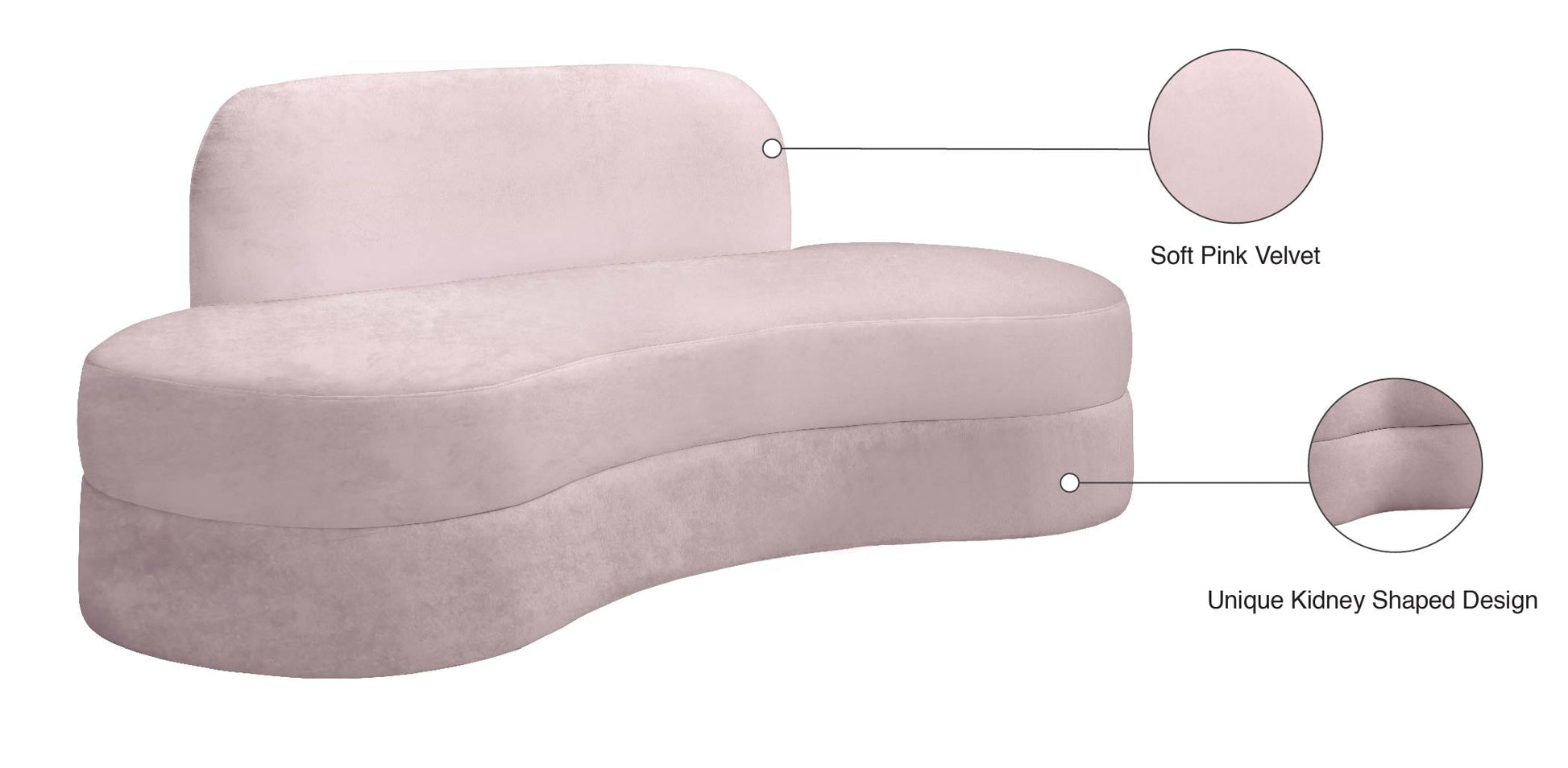 Mitzy Velvet Sofa - Furniture Depot (7679005360376)