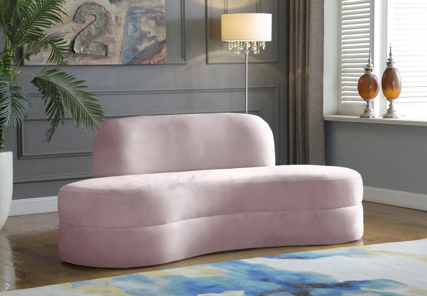 Mitzy Velvet Sofa - Furniture Depot (7679005360376)