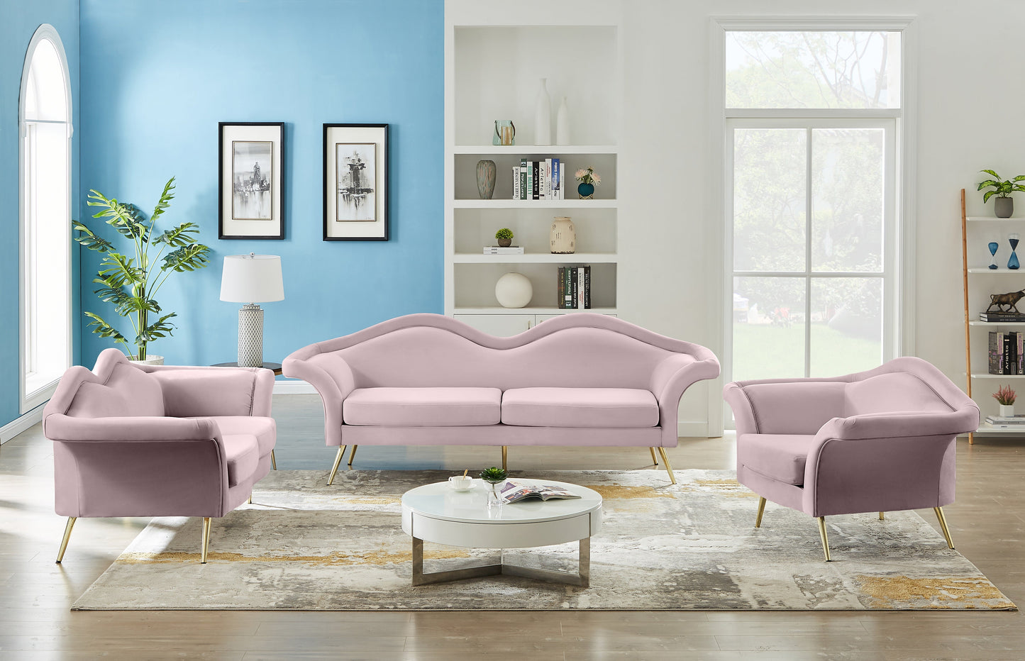 Lips Velvet Sofa - Furniture Depot (7679005458680)