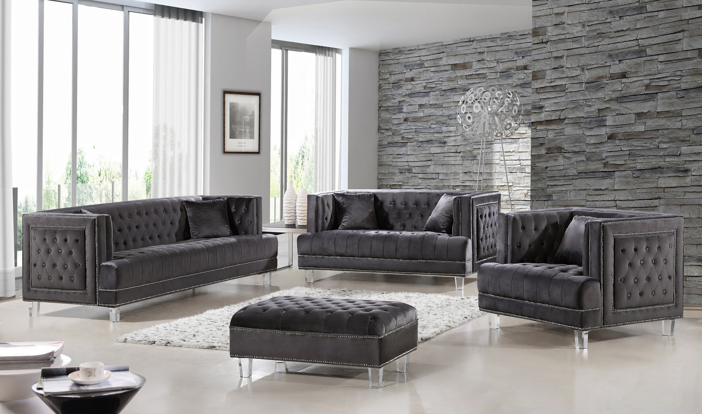 Lucas Velvet Sofa - Furniture Depot (7679005589752)