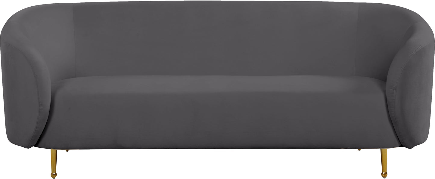 Lavilla Velvet Sofa - Furniture Depot