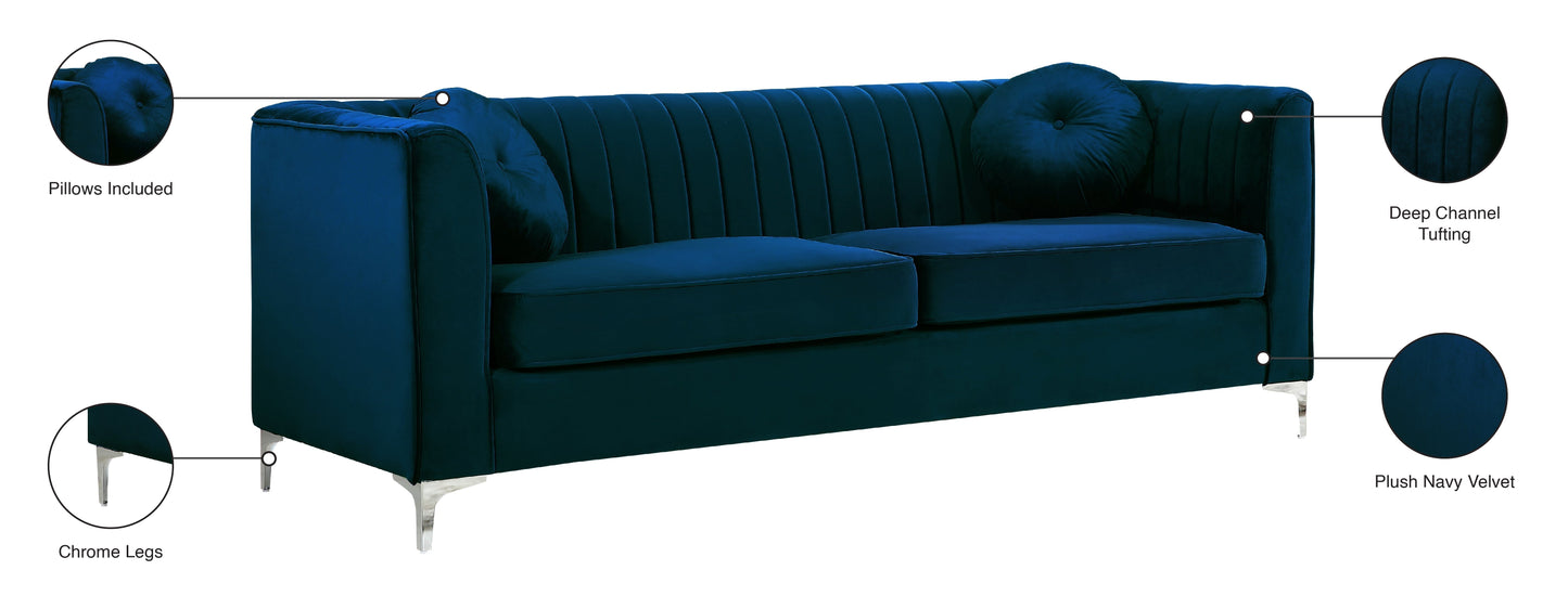 Isabelle Velvet Sofa - Furniture Depot