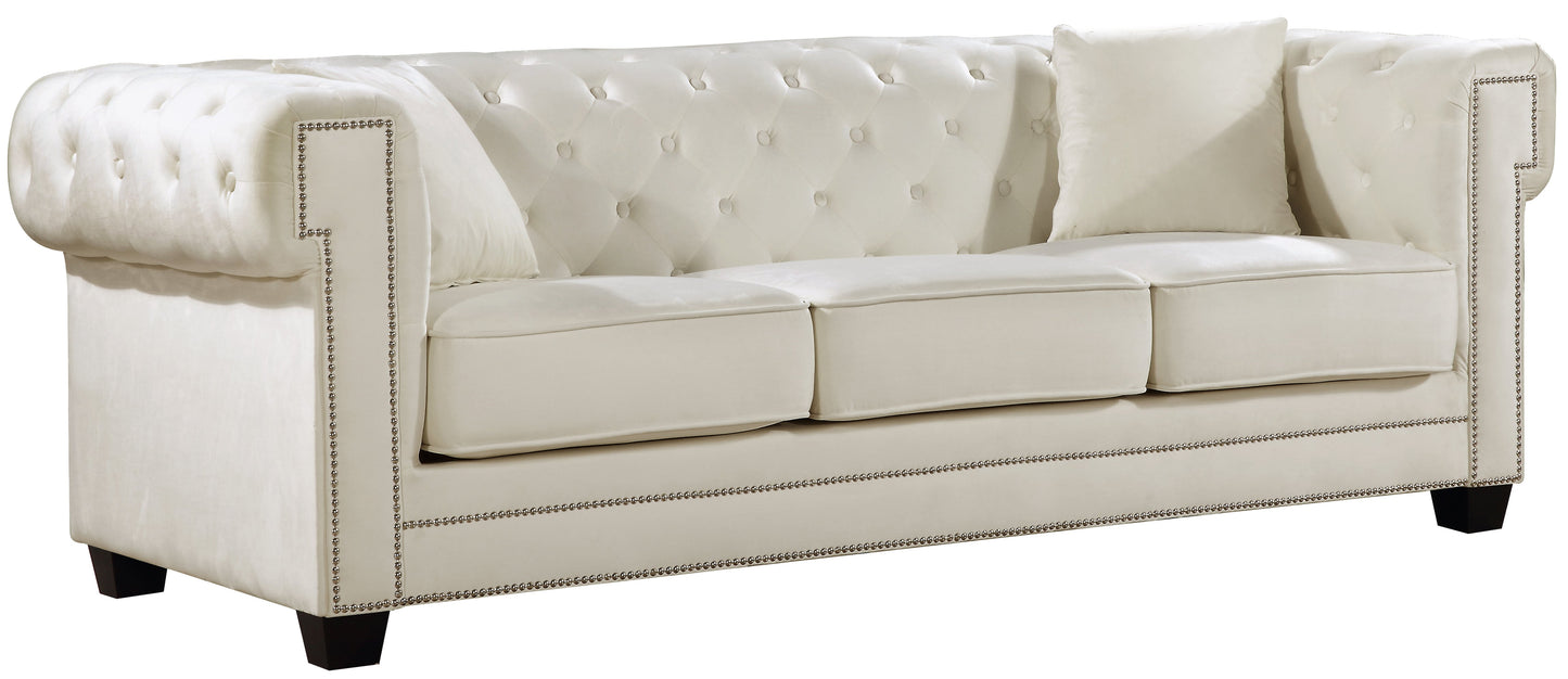 Bowery Velvet Sofa - Furniture Depot