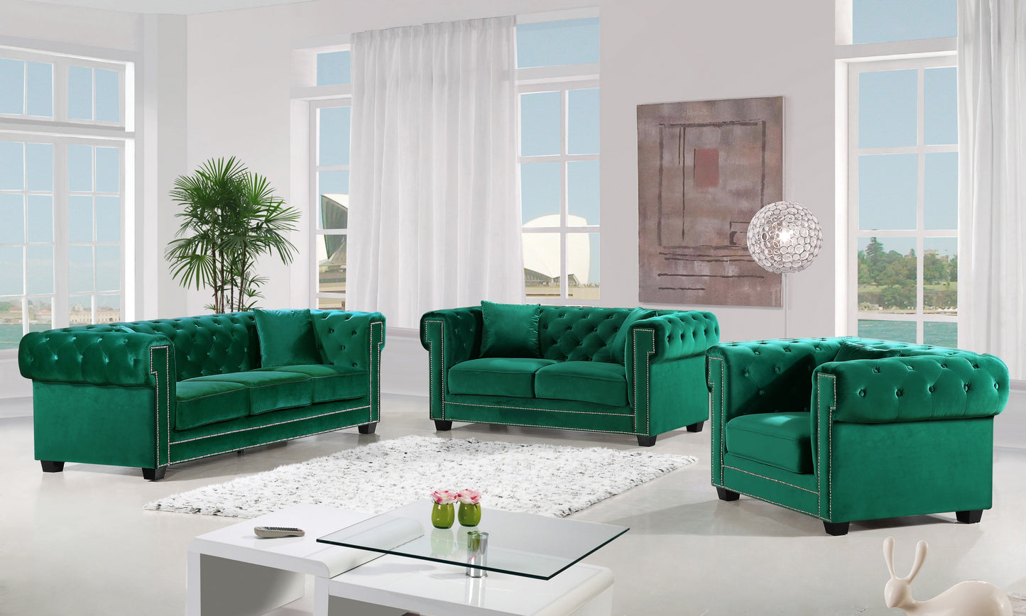 Bowery Velvet Sofa - Furniture Depot