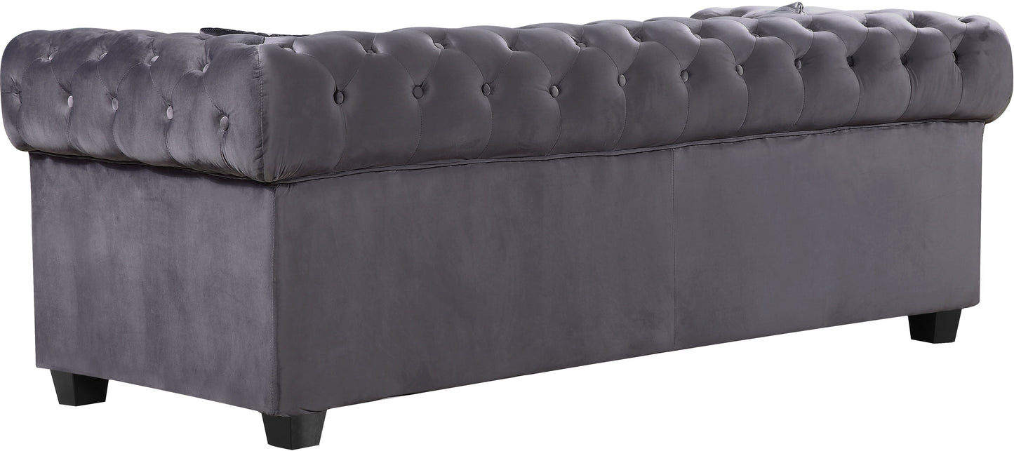Bowery Velvet Sofa - Furniture Depot