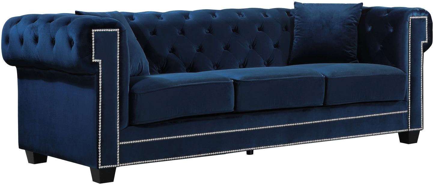 Bowery Velvet Sofa - Furniture Depot