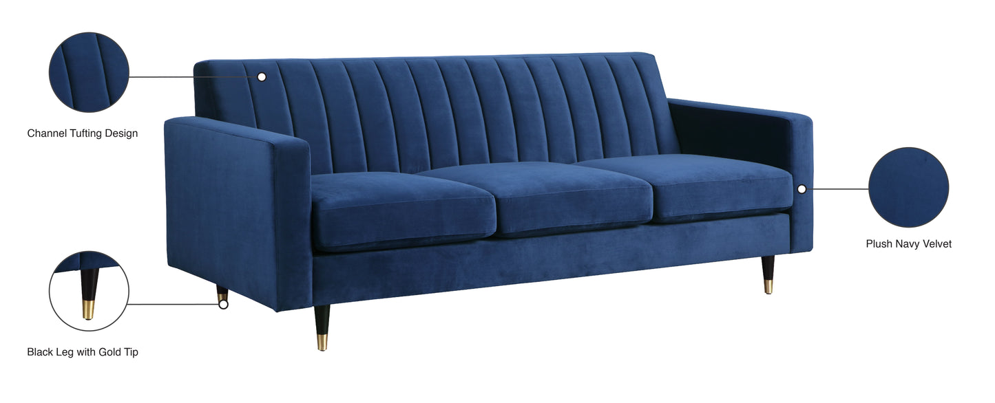 Lola Velvet Sofa - Furniture Depot