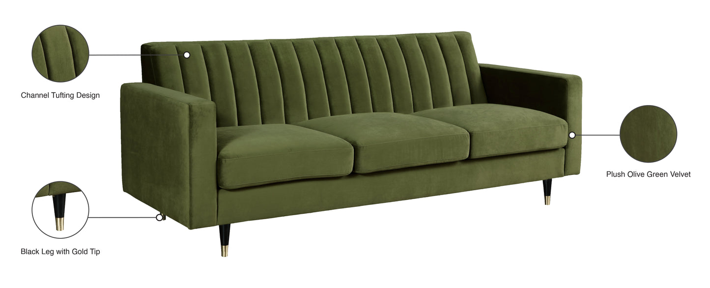 Lola Velvet Sofa - Furniture Depot