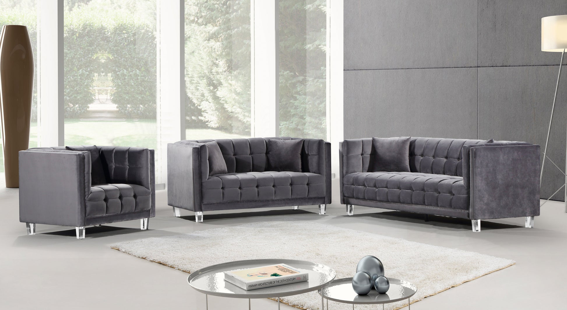 Mariel Velvet Sofa - Furniture Depot (7679007228152)