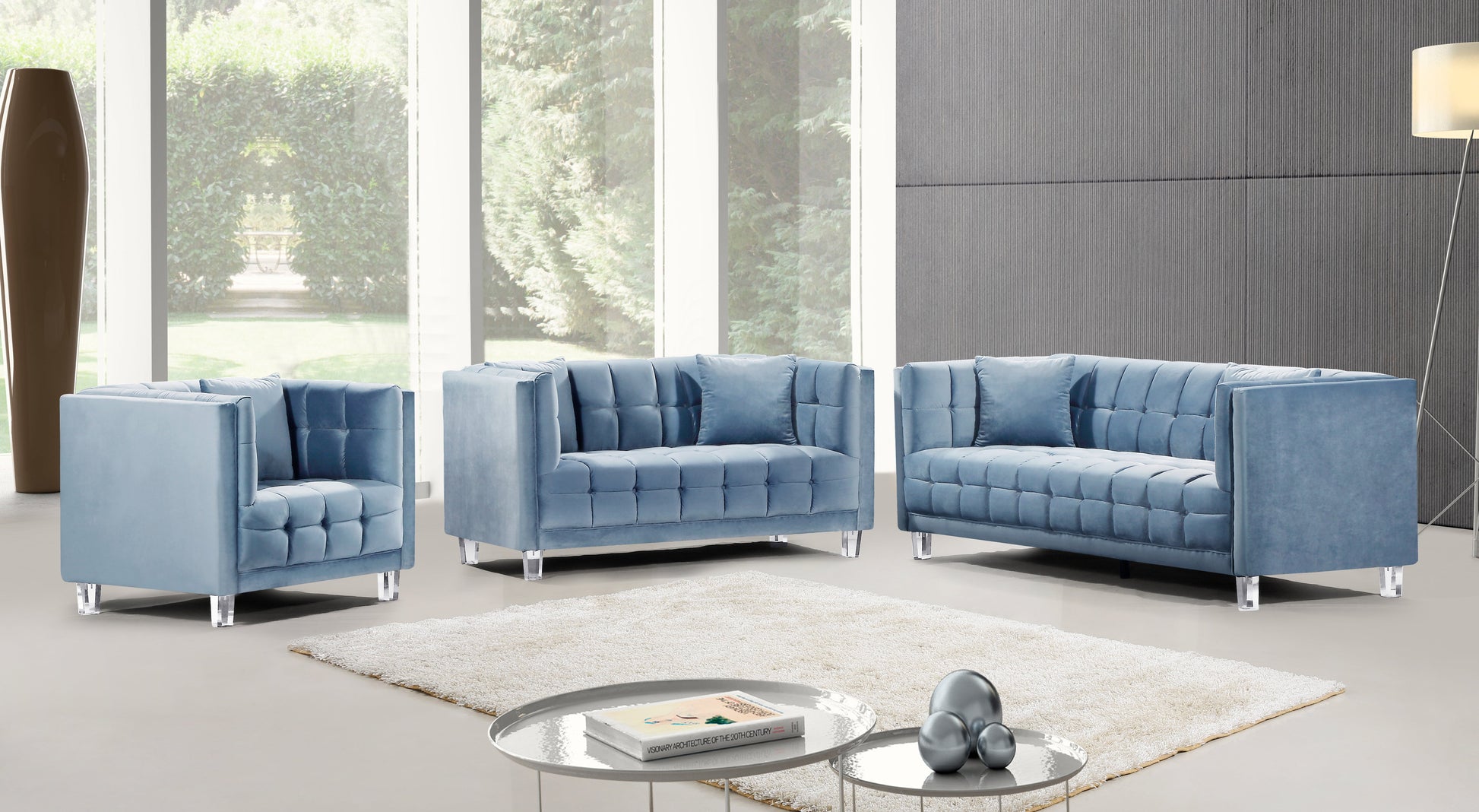 Mariel Velvet Sofa - Furniture Depot (7679007228152)