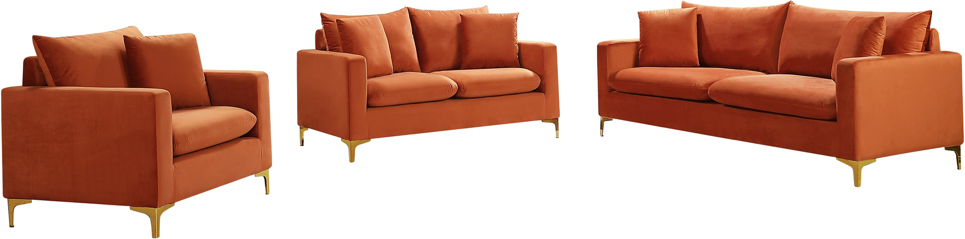 Naomi Velvet Sofa - Furniture Depot (7679008080120)